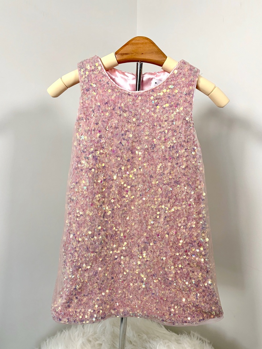 Lola and the Boys Rose Shimmer Dress